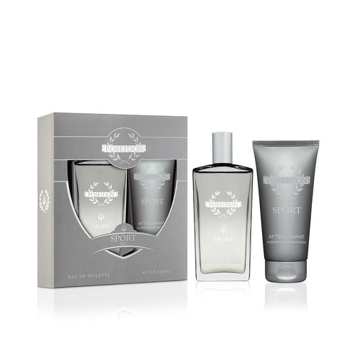 Poseidon Posseidon Sport Men Set Profumo Eau De Toilette E Balsamo Dopobarba Legno Aromatica