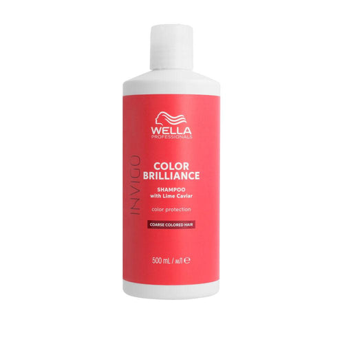 Wella Professionals Invigo Color Brilliance Shampooing Pour Cheveux Épais Colorés Protection Couleur Avancée