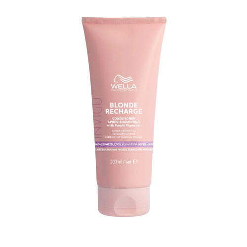 Wella Professionals Invigo Blonde Recharge Acondicionador Para Cabello Rubio Brillo Radiante Y Suavidad