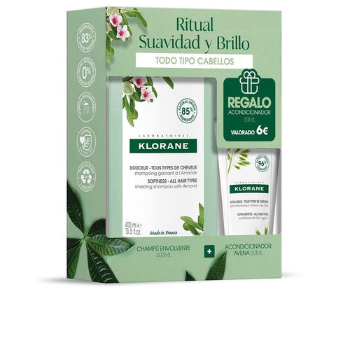 Klorane A La Almendra Set Shampoo E Balsamo Cura Delicata E Forza
