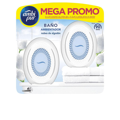 Ambi Pur Baño Air Freshener Cotton Clouds White Cotton Freshness