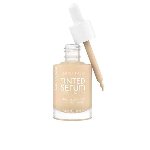 Catrice Nude Drop Fond De Teint Sérique Teinté Acide Hyaluronique Vitamine E