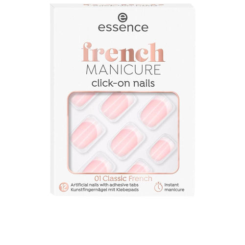 Essence French Essence Click On Artificial Nails French Manicure Salon Quality Look