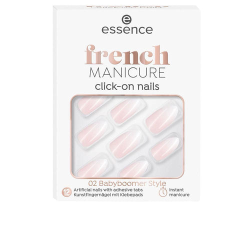 Essence French Essence Click On Artificial Nails French Manicure Salon Quality Look