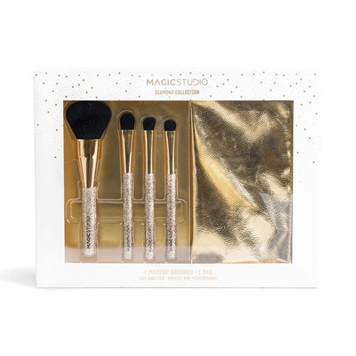 Magic Studio Diamond Complete Makeup Brush Set Flawless Makeup Every Time