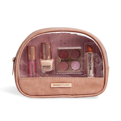 Magic Studio Rose Quartz Makeup Bag Stunning Makeup Style