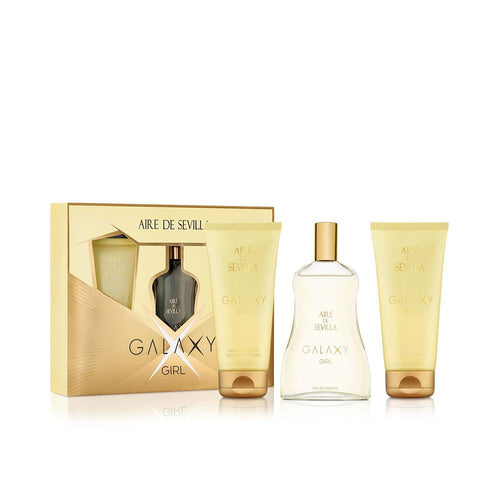 Aire Sevilla Aire De Sevilla Profumo Eau De Toilette Set Galaxy Girl Lot Eleganza Orientale Amber