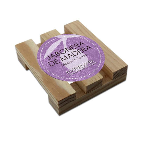 Matarrania Limpieza E Higiene Porta Jabón De Madera Artesanía Y Elegancia Natural