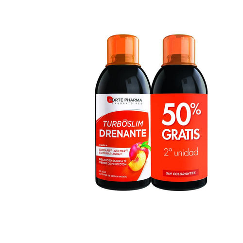 Forté Pharma Slim Drenante Dietary Supplement Peach Effective Detox