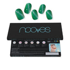 Nooves Gel Nagelfolien Cat Eye Grün Perfekte Nagelkunst Zuhause