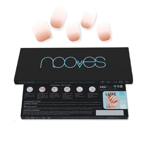Nooves Láminas De Uñas De Gel Wraps De Gel Pour Ongles Finition Salon Parfaite