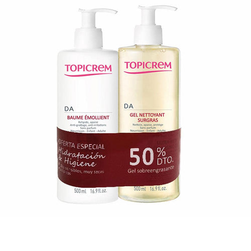 Topicrem Da Topicrem Cosmetic Pack Emollient Balm And Cleansing Gel Deep Clean 24H Moisture