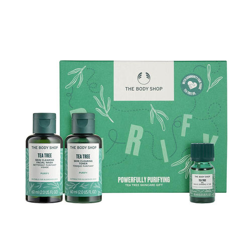 The Body Shop Tea Tree Set Cosmétique Purifiant Peau Purifiée Naturellement