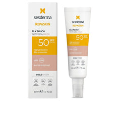 Sesderma Repaskin Crema Solar Facial SPF50 Silk Touch Color Protección UV Avanzada
