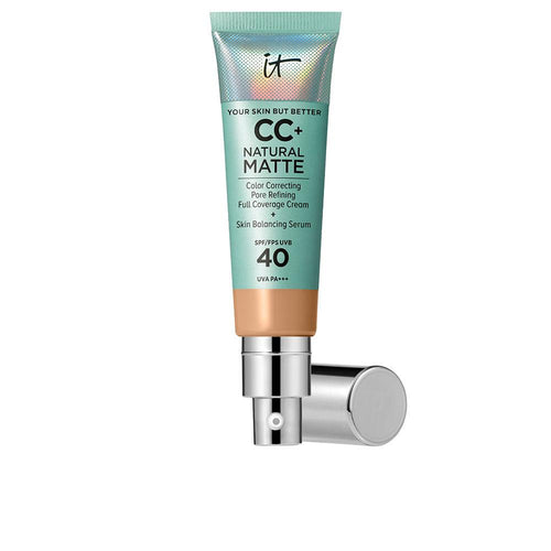 It Cosmetics Cc+ Natural Matte Fondotinta In Crema Spf40 Controllo Del Brillante 16 Ore