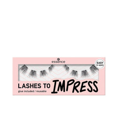 Essence Lashes To Impress False Eyelashes Pre Cut Effortless Stunning Glam Look