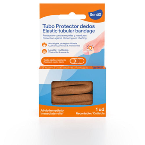 Senti2 Cuidado Podológico Senti2 Tubo Protector Para Dedos Alivio Instantáneo De La Piel