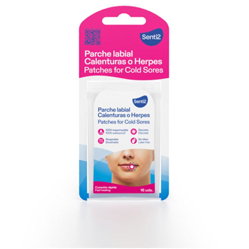 Senti2 Cuidado Corporal Senti2 Parche Labial Tratamiento Herpes Alivio Rápido