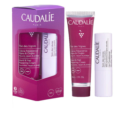 Caudalie Thé Des Vignes Hands Nails And Lips Care Set Nourishment And Protection