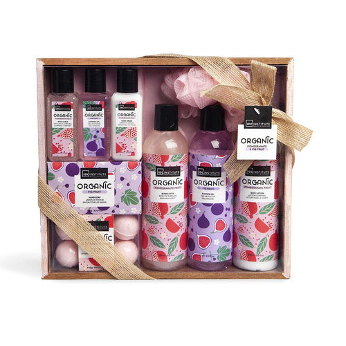 Idc Institute Organic Pomegranate & Fig Fruit Cosmetic Gift Set Natural Beauty Rituals