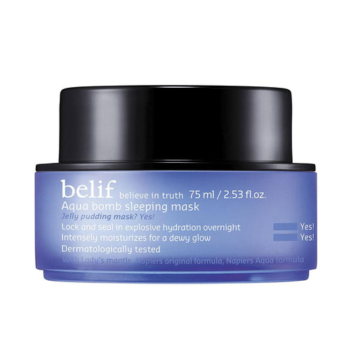 Belif Aqua Bomb Mascarilla De Noche Hidratante Hidratación Profunda Toda Noche