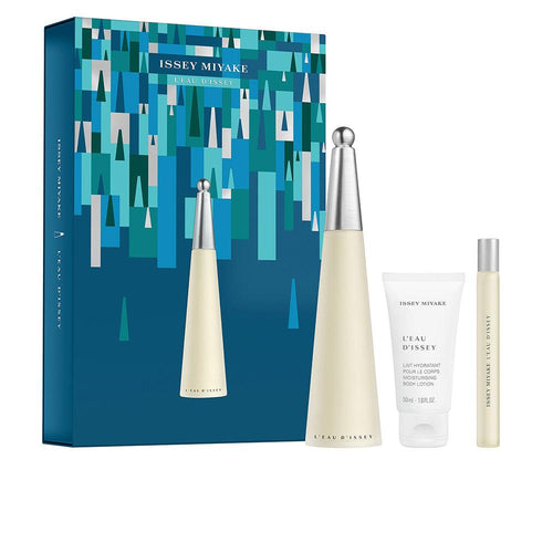 Issey Miyake L'eau D'Issey Perfume Eau De Toilette And Body Lotion Set Elegant Floral Experience