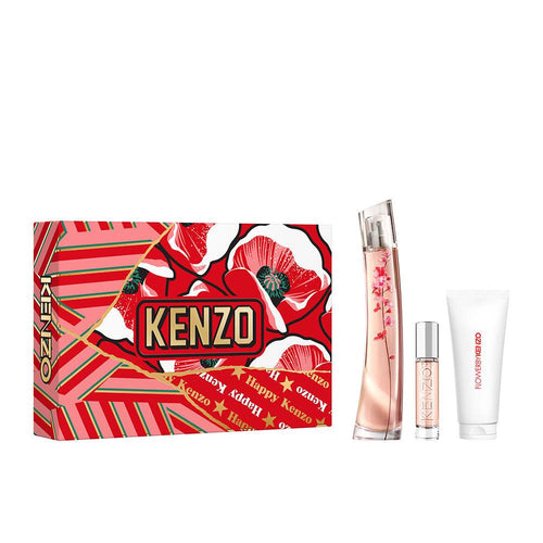 Kenzo Flower By Kenzo Perfume Set Eau De Parfum And Body Cream Floral Elegance