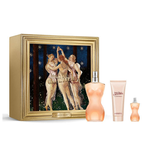 Jean Paul Gaultier Classique Parfüm Eau De Toilette Set Ikonische Weibliche Eleganz