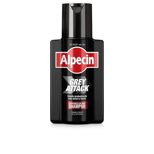 Alpecin Grey Attack Shampoo Anti Perte De Cheveux Et Anti Grisonnement Caféine Pour Cheveux Forts
