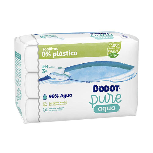 Dodot Dodot Pure Lingettes Humides Pour Bébés Nettoyage Doux Sans Plastique