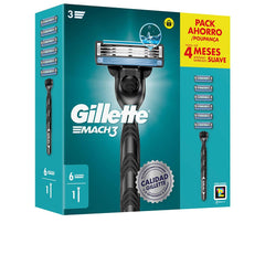 Gillette Mach 3 Afeitadora Para Hombre Afeitado Suave Garantizado