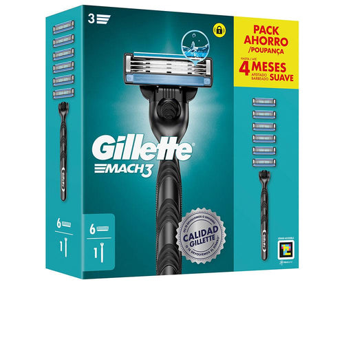 Gillette Mach 3 Afeitadora Para Hombre Afeitado Suave Garantizado