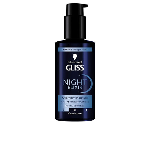 Schwarzkopf Mass Market Gliss Night Elixir Haarserum Über Nacht Starke Feuchtigkeit