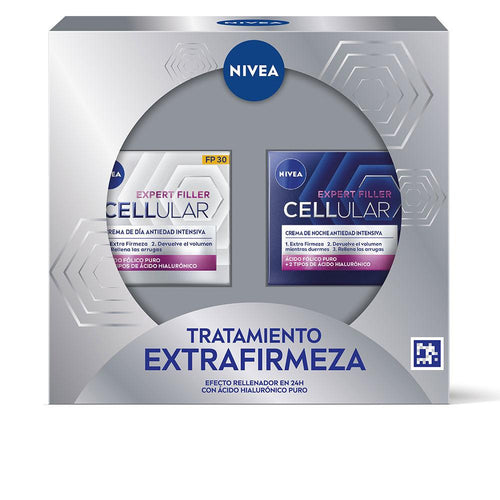Nivea Cellular Filler Set Crème De Jour Et De Nuit Effet Repulpant 24 Heures