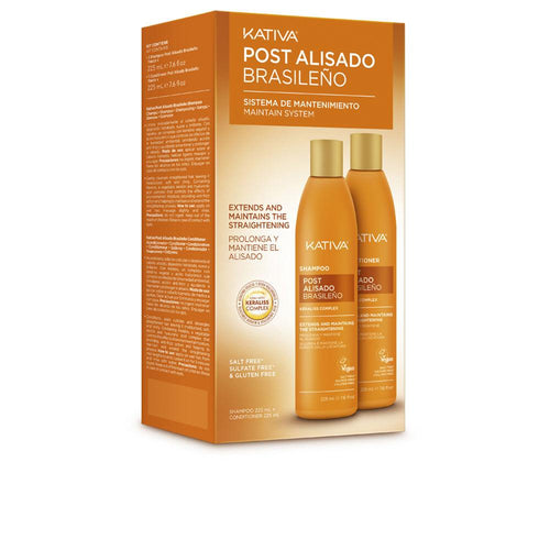 Kativa Keratin Express Set De Cuidado Capilar Shampoo Y Acondicionador Queratina Vegetal Y Ácido Hialurónico