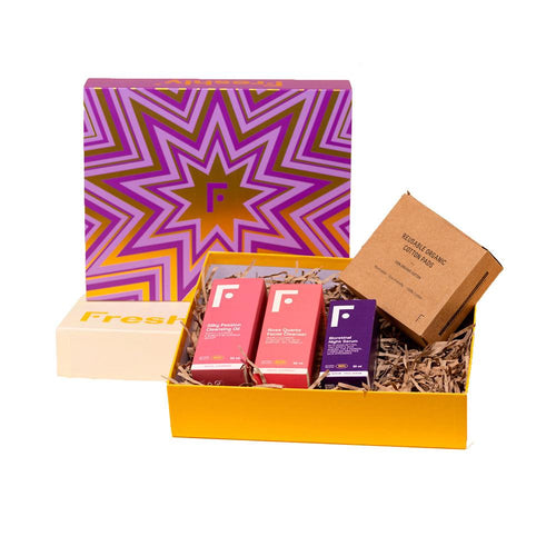 Freshly Cosmetics Facial Freshly Cosmetics Ensemble De Soin Du Soir Peau Propre Et Hydratée