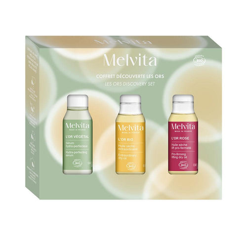 Melvita L'Or Bio Melvita Cosmetic Set Oils And Serums Hydrating And Revitalizing Deep Nourishment And Renewal