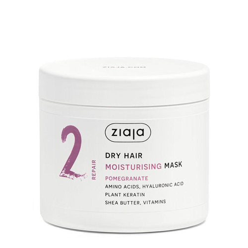 Ziaja Plant Essentials Pomegranate Hydrating Hair Mask Deep Moisture Boost