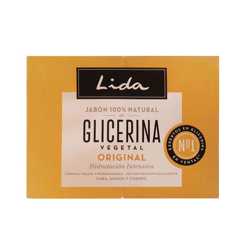 Lida Jabón 100% Natural Glycerinseife Tiefe Natürliche Feuchtigkeit