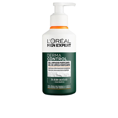L'Oréal Paris Men Expert Derma Control Gel Limpiador Purificante Ácido Salicílico Para El Acné