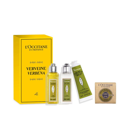 L'Occitane En Provence Verbena Cosmetic Set Organic Citrus Refresh