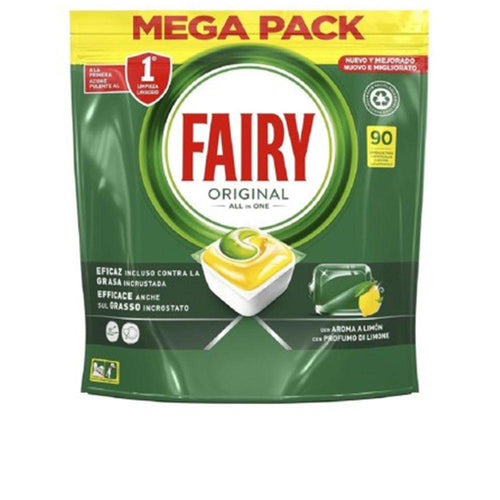 Fairy Fairy Todo En 1 Limon Capsules Pour Lave-Vaisselle Vaisselle Éclatante À Chaque Cycle