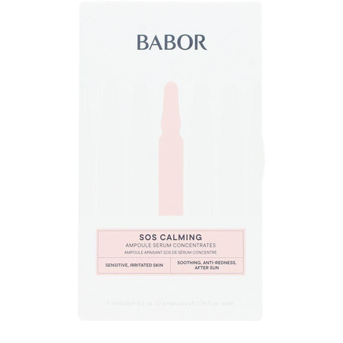 Babor Sos Calming Ampoule Cosmétique Soulagement Immédiat Pour Peau Stressée