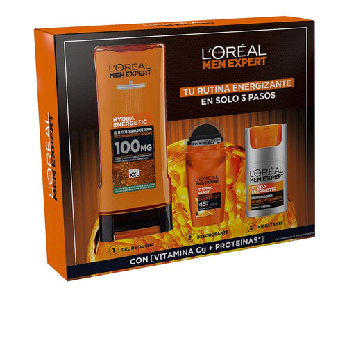 L'Oréal Paris Men Expert Hydra Energetic Coffret Cosmétique Combat Les Signes Du Vieillissement