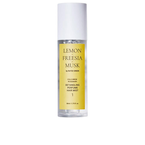 Rated Green Lemon Freesia Perfume Para Cabello Bruma Eau De Toilette Cabello Fácil De Desenredar