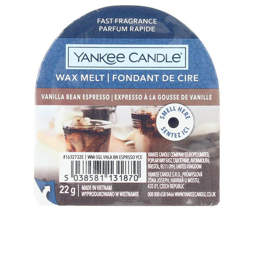Yankee Candle Candle Original Wax Melt Bougie Parfumée Vanilla Bean Espresso Parfum Envoûtant