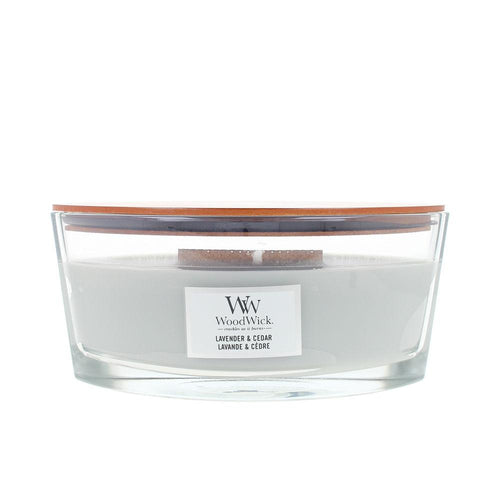 Woodwick Woodwick Vela Candela Lavanda E Cedro Aroma Invitante