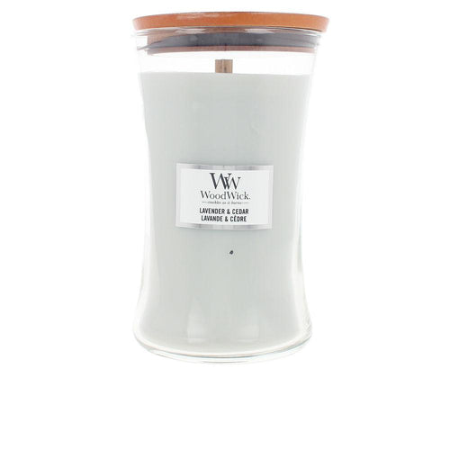 Woodwick Woodwick Vela Candela Lavanda E Cedro Aroma Invitante