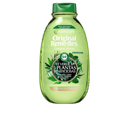 Garnier Original Remedies Champú Té Verde Detox Natural Efectivo