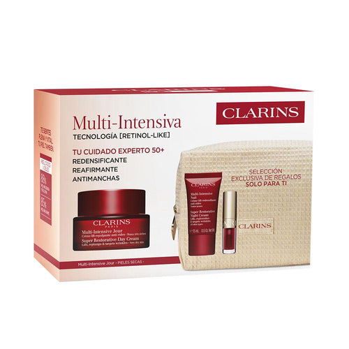 Clarins Multi-Intensive Kosmetik Set Für Trockene Haut Tief Genährte Strahlkraft